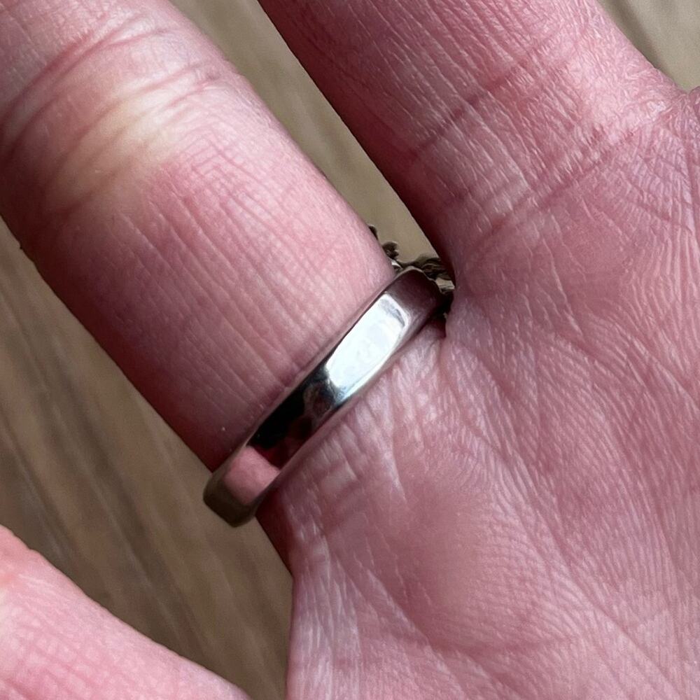 SMOKY QUARTZ Cluster Vintage Designer Signed Ring with 1 Oval Smoky Quartz. 1940 - Picture 11 of 12